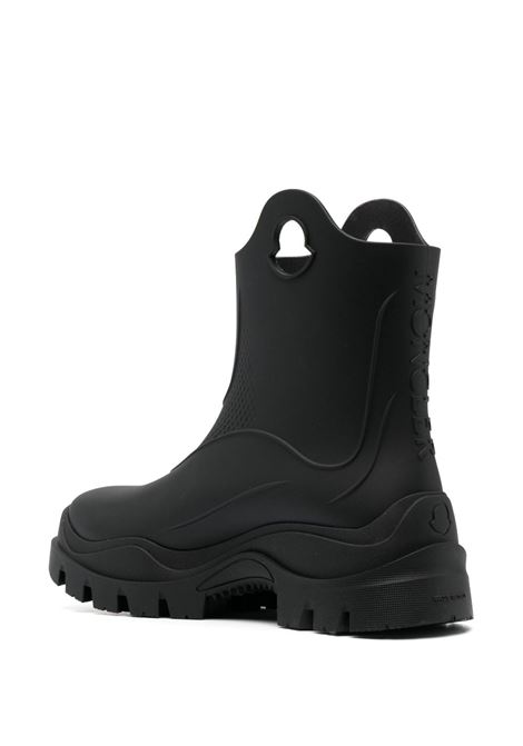 Black Misty textured rain boots - women MONCLER | 4G00030M3549999