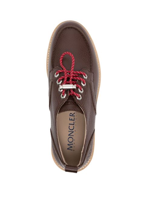 Brown Peka City Derby shoes - men  MONCLER | 4I00010M3673272