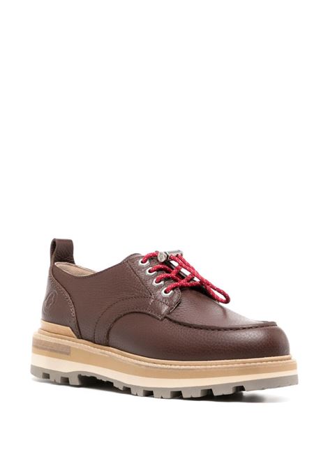 Brown Peka City Derby shoes - men  MONCLER | 4I00010M3673272