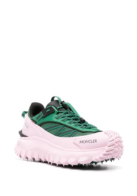 Green and pink Trailgrip GTX chunky sneakers - women MONCLER | 4M00060M2058P48