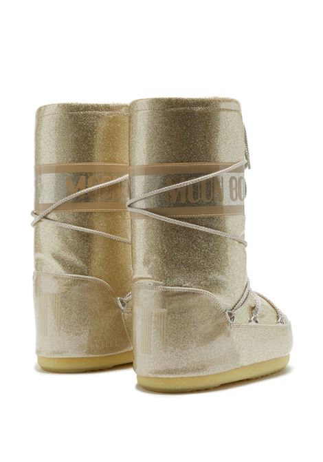 Gold Icon Glitter snow boots - unisex MOON BOOT | 14028500004