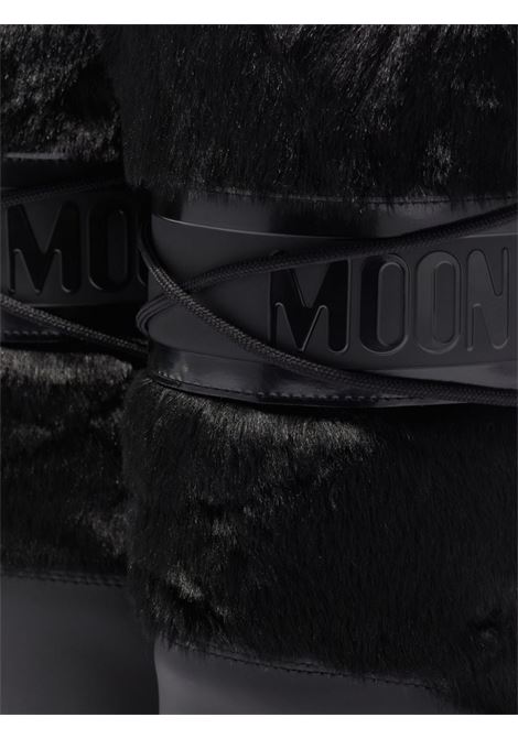 Black Icon faux-fur snow boots - unisex MOON BOOT | 14089000001