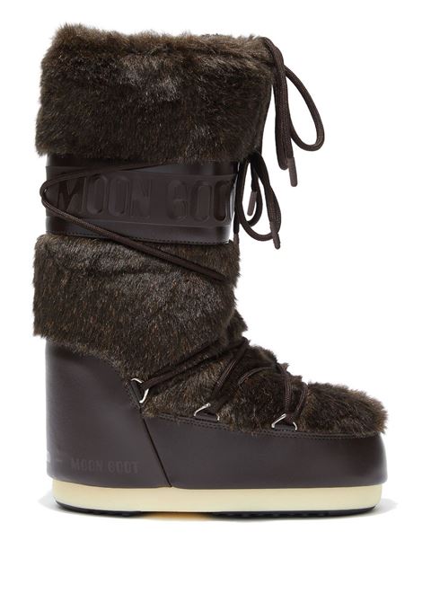 Brown Icon faux-fur snow boots - unisex MOON BOOT | 14089000004