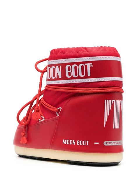 Red logo-print lace-up snow boots - unisex MOON BOOT | 14093400009