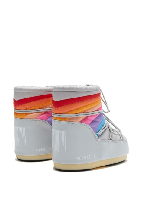 Grey Icon Low rainbow-print boots - unisex MOON BOOT | 14094300001