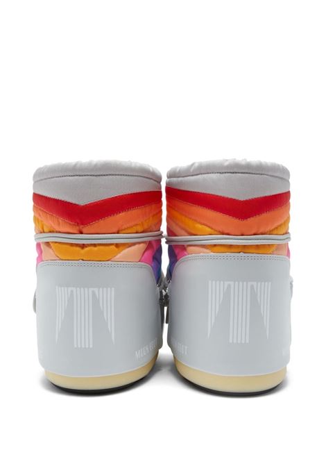 Grey Icon Low rainbow-print boots - unisex MOON BOOT | 14094300001