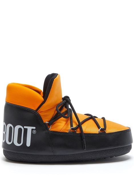 Black and orange two-tone padded lace-up boots - unisex MOON BOOT | 14601900003