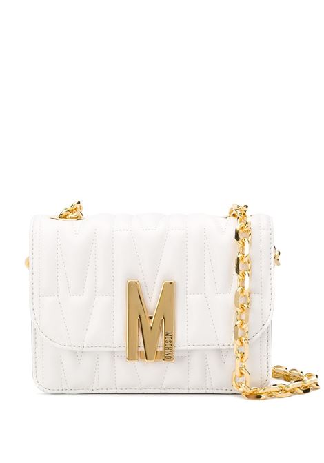 White M quilted shoulder bag - women MOSCHINO | A742980020001