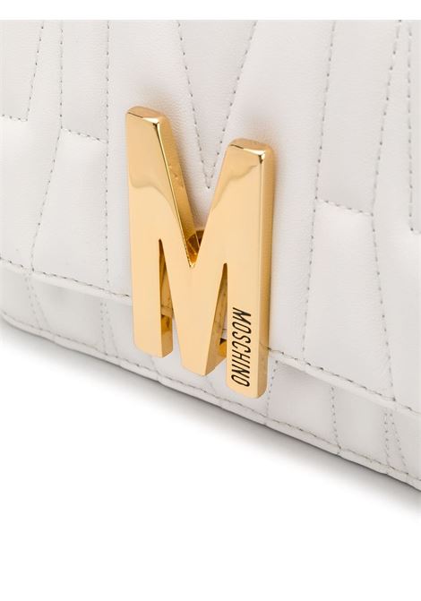 White M quilted shoulder bag - women MOSCHINO | A742980020001