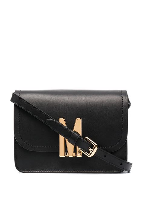 Black M logo-plaque bag - women MOSCHINO | A749480080555