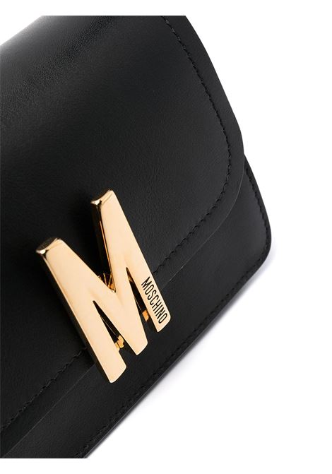Black M logo-plaque bag - women MOSCHINO | A749480080555