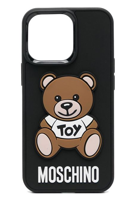 Cover per iPhone 13 Pro Teddy Bear in nero - donna MOSCHINO | A794483061555