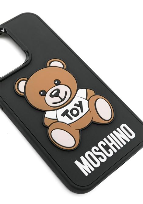 Black Teddy Bear iPhone 13 Pro case - women MOSCHINO | A794483061555