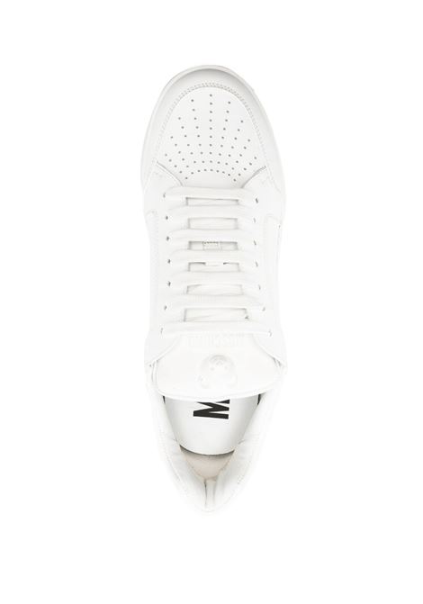 Sneakers basse in bianco - uomo MOSCHINO | MB15874G1HGA0100