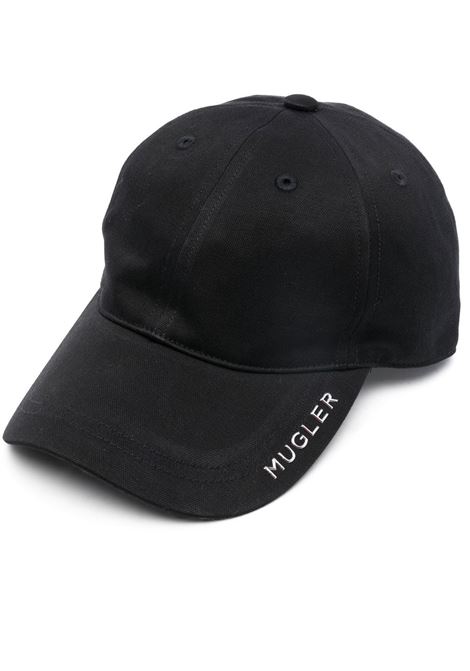 Cappello da baseball con placca logo in nero - donna MUGLER | 23W1CH00052441999
