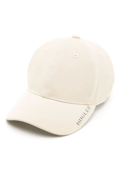 Cappello con placca logo in beige - donna MUGLER | 23W1CH00052442008