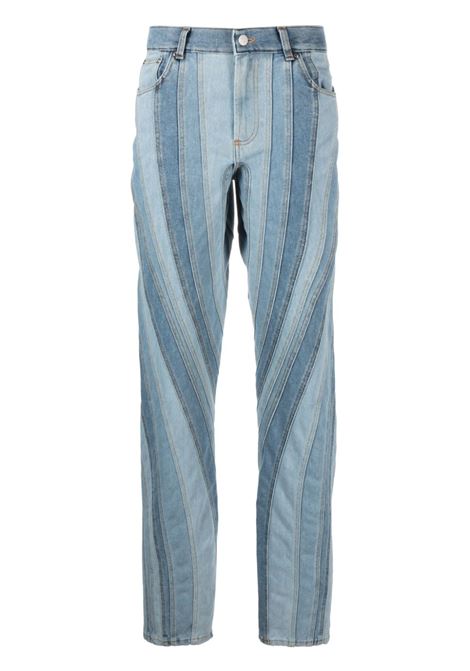 Jeans dritti Spiral in blu - donna MUGLER | Jeans | 23W6PA03272806048