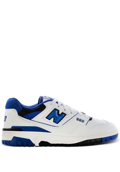 Sneakers basse 550 in bianco e blu - unisex NEW BALANCE | BB550SN1WHTROYAL