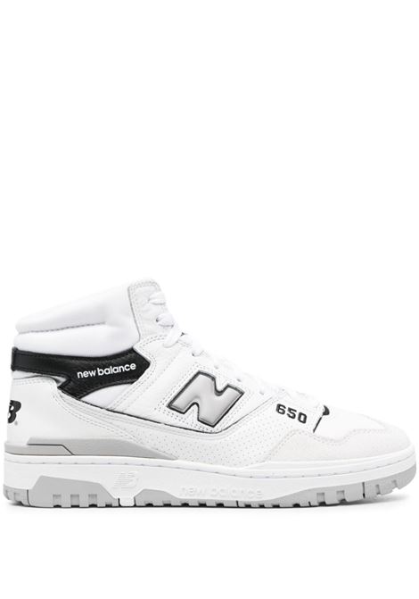 Sneakers alte 650 in bianco e nero - uomo NEW BALANCE | BB650RWHWHT