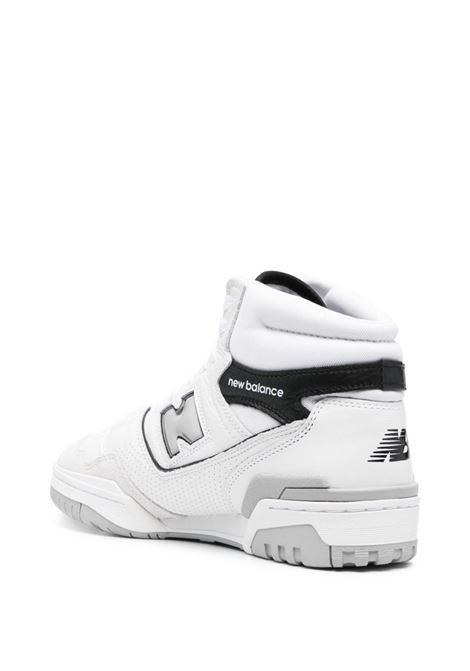Sneakers alte 650 in bianco e nero - uomo NEW BALANCE | BB650RWHWHT