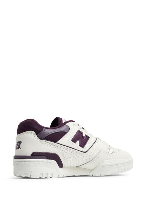 Sneakers basse 550 in bianco e viola - uomo NEW BALANCE | BBW550DGPRPL