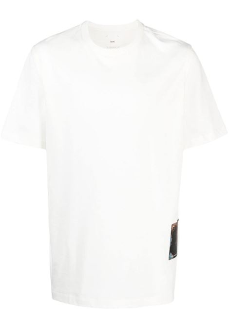 T-shirt con applicazione in bianco - uomo OAMC | 23A28OAJ32COT00914101