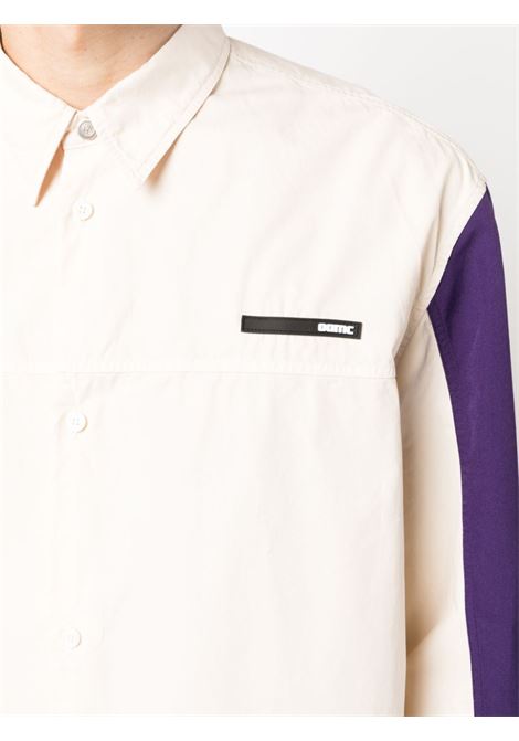 Camicia con applicazione in bianco crema - uomo OAMC | 23A28OAU42COT00909255