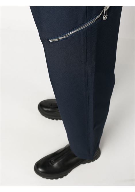Pantaloni crop con fibbia in blu - uomo OAMC | 23A28OAU64PESOA009401