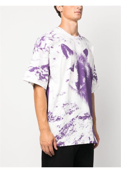 T-shirt Yosemite con stampa in bianco - uomo OAMC | 23A28OAY20COT00727101