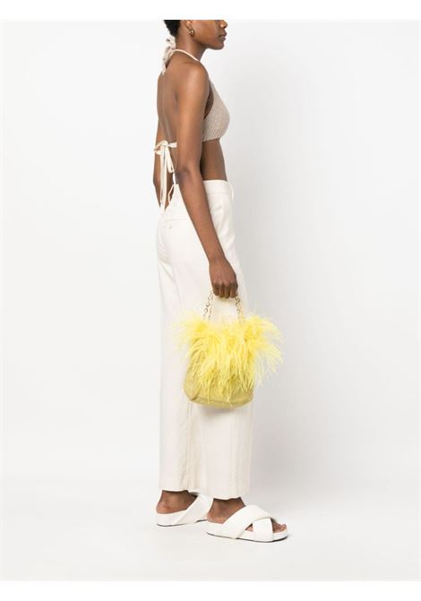 Yellow mini HS23 Lumi?re Plumage bag - women OSÉREE | BGF235CTRN