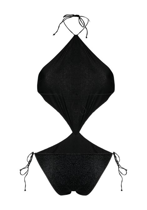 Black lumiere diamond maillot one-piece swimsuit - women OSÉREE | LHF235BLK
