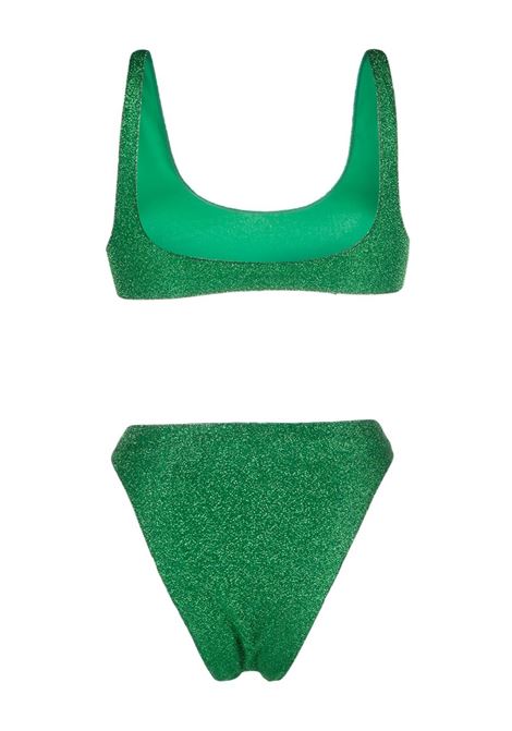 Bikini lumiere sporty bra in verde - donna OSÉREE | LMF202EMRLDGRN
