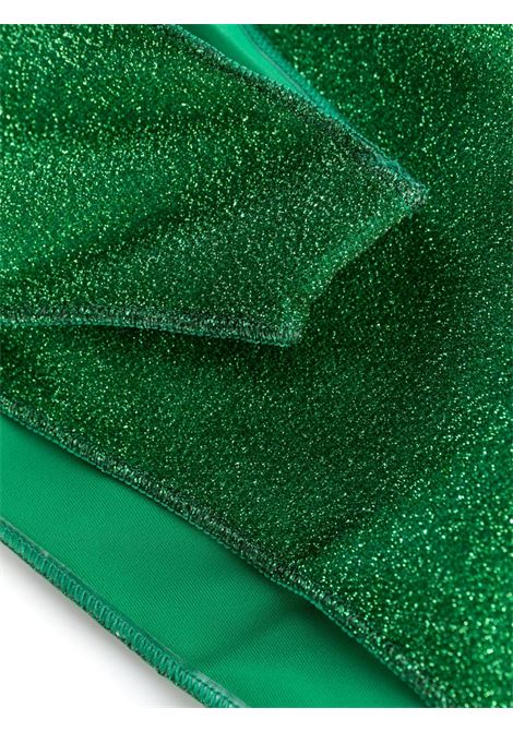 Green lumiere sporty bra bikini set  - women OSÉREE | LMF202EMRLDGRN