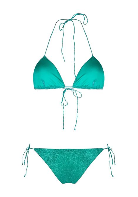 Bikini a triangolo lumiere in verde - donna OSÉREE | LTS601AQMRN