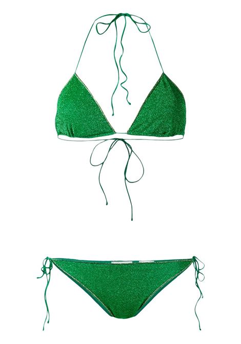 Green lumiere bikini set - women  OSÉREE | LTS601EMRLDGRN
