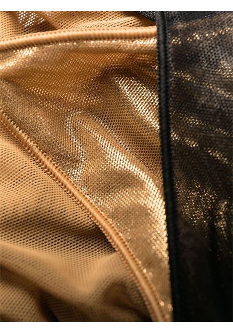 Bikini a triangolo con doppio strato in nero e oro - donna OSÉREE | MTF224BLKGLD