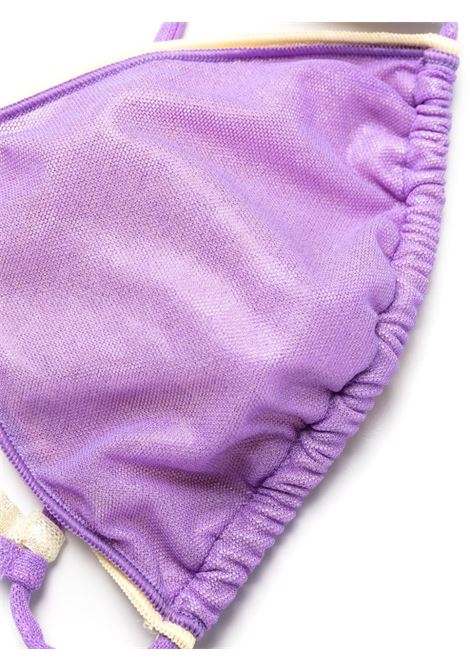 Set bikini a triangolo lame in lilla - donna OSÉREE | MTF224LLCLMN
