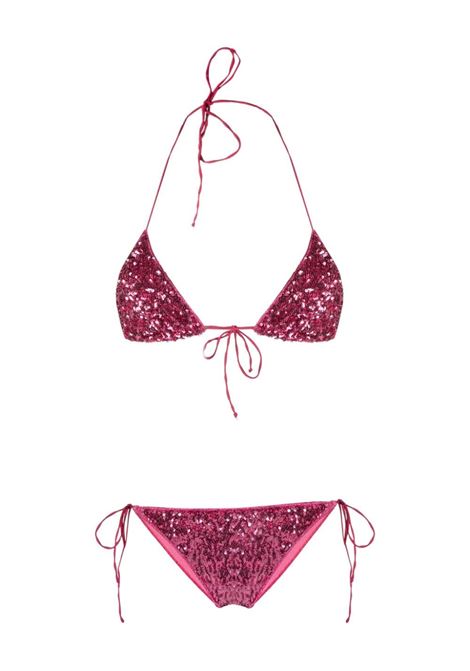 Set bikini con paillettes in rosa - donna OSÉREE | PTF213RS