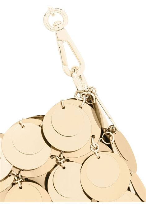 Gold mini Sparkle Hobo bag - women  RABANNE | 23ASS0094PLX013P711
