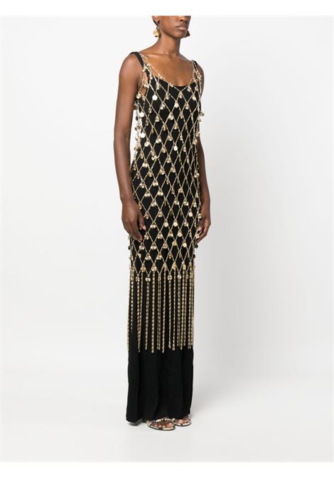 Gold-tone fringed chainmail dress - women  RABANNE | 23FIRO609CH0021P711