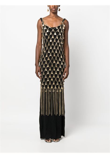 Gold-tone fringed chainmail dress - women  RABANNE | 23FIRO609CH0021P711