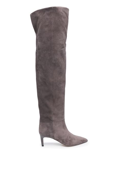 Grey pointed-toe 60mm boots - women PARIS TEXAS | PX1027XV003SMK