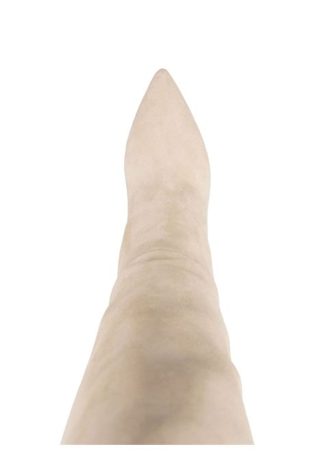 Stivali con tacco stiletto in beige - donna PARIS TEXAS | PX1028XV003ANGR