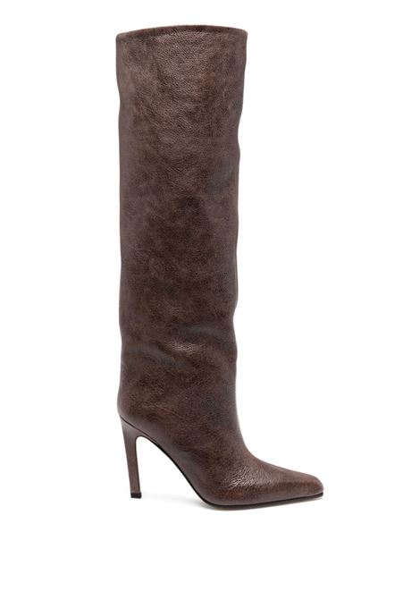 Brown shaded knee-high boots - women PARIS TEXAS | PX1115XLTHKBRCT