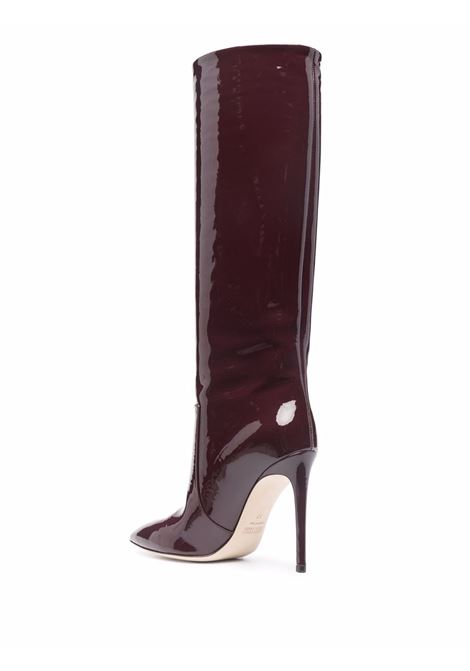 Bordeaux patent knee-high boots - women PARIS TEXAS | PX501XVN01RGNR
