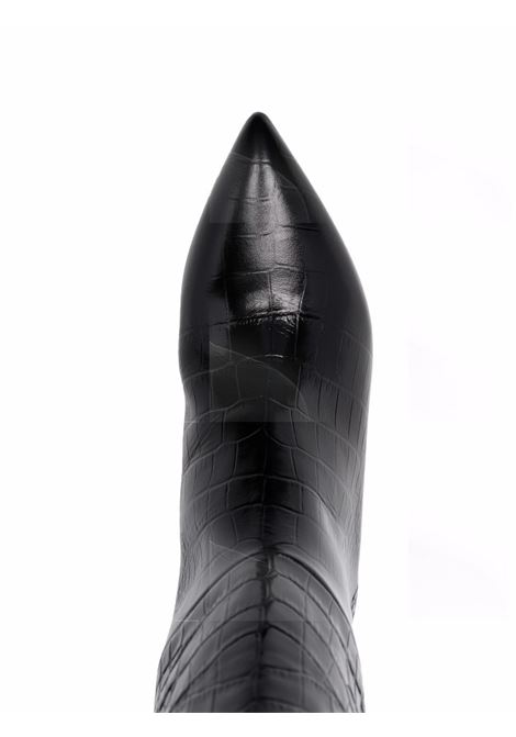 Stivali con effetto pelle di coccodrillo in nero - donna PARIS TEXAS | PX503XCOCOCRBN