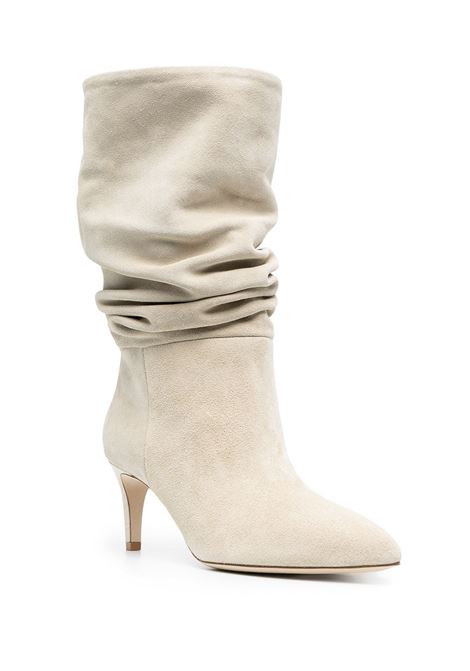 Grey velour slouchy boots - women PARIS TEXAS | PX511XV003ANGR