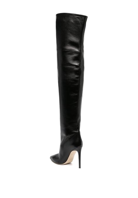 Black 115mm over-the-knee boots - women PARIS TEXAS | PX512XLTH3BLK