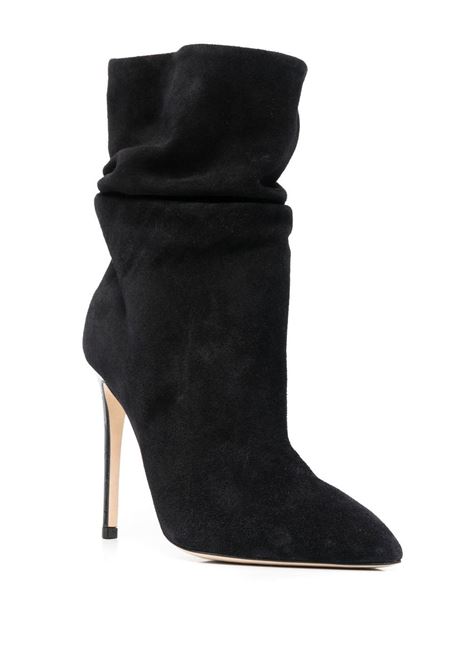 Black stiletto slouchy 110mm ankle boots - women PARIS TEXAS | PX519XV003BLK