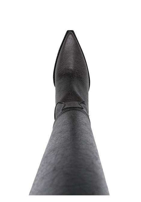 Stivali sopra il ginocchio Vegas 100mm in nero - donna PARIS TEXAS | PX650EMNPVBLK